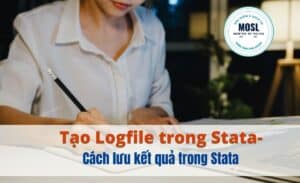 tạo logfile trong Stata