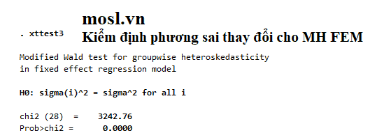 Phương sai sai số thay đổi là gì? Cách khắc phục Stata 8 kiểm định phương sai thay đổi trong Stata