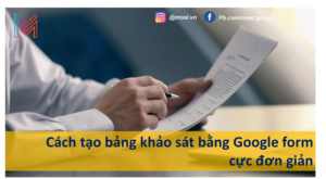 Cách tạo bảng khảo sát bằng Google forms
