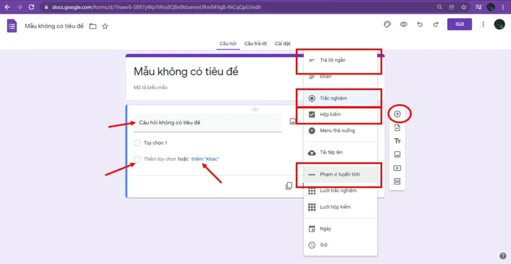 Cách tạo bảng khảo sát bằng Google form cực đơn giản 4 Form khao sat.png 1