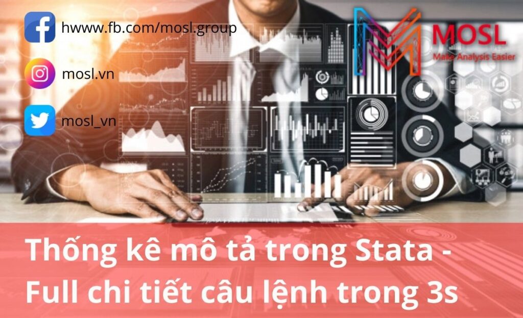 Thống kê mô tả trong Stata | Full chi tiết câu lệnh trong 3s
