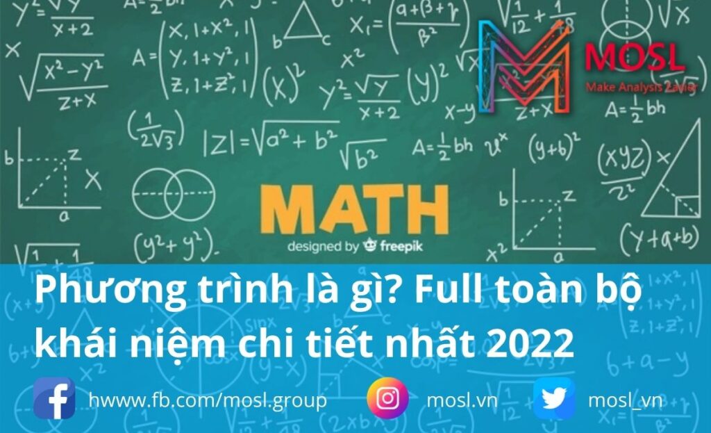 Phương trình là gì? Full A -> Z khái niệm chi tiết nhất