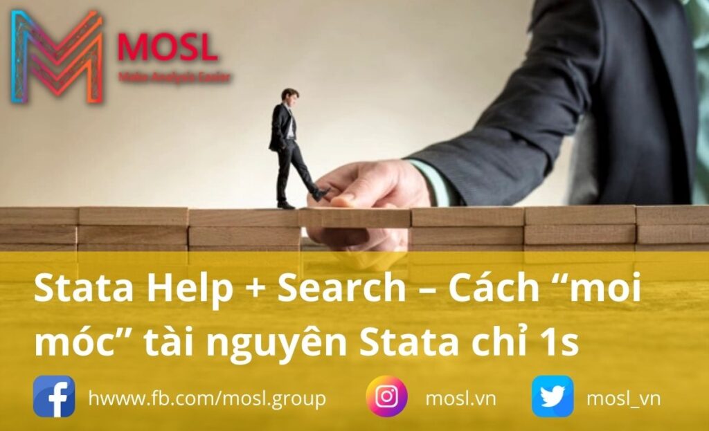Stata Help + Search – Cách “moi móc” tài nguyên Stata chỉ 1s