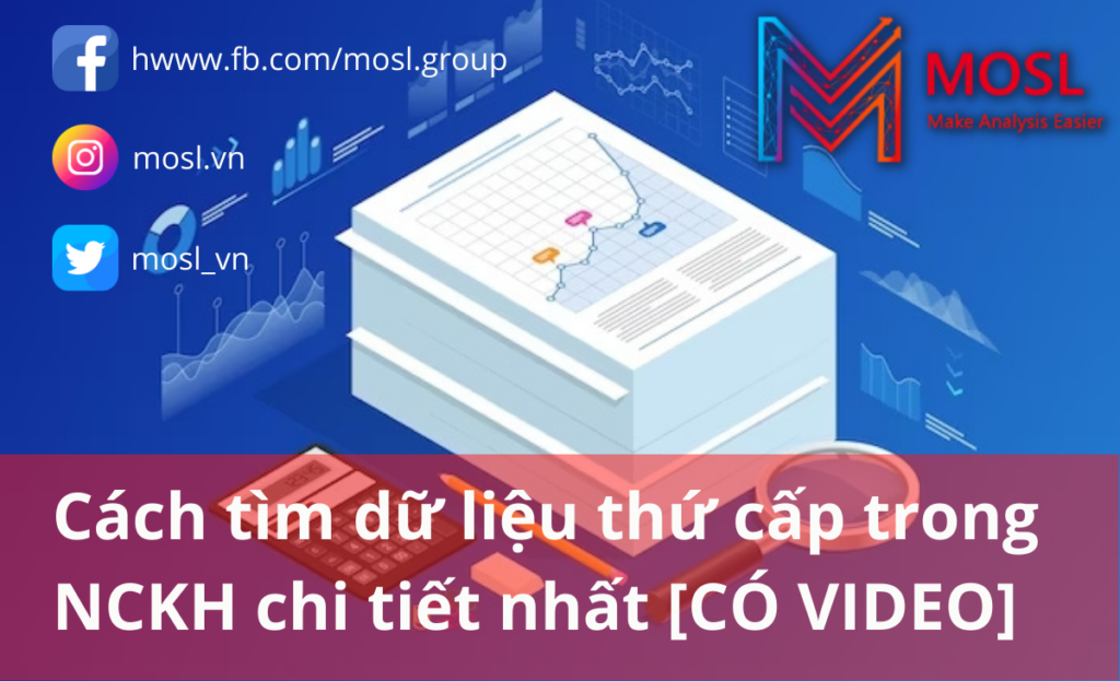 Cách tìm dữ liệu thứ cấp cho Nghiên cứu khoa học