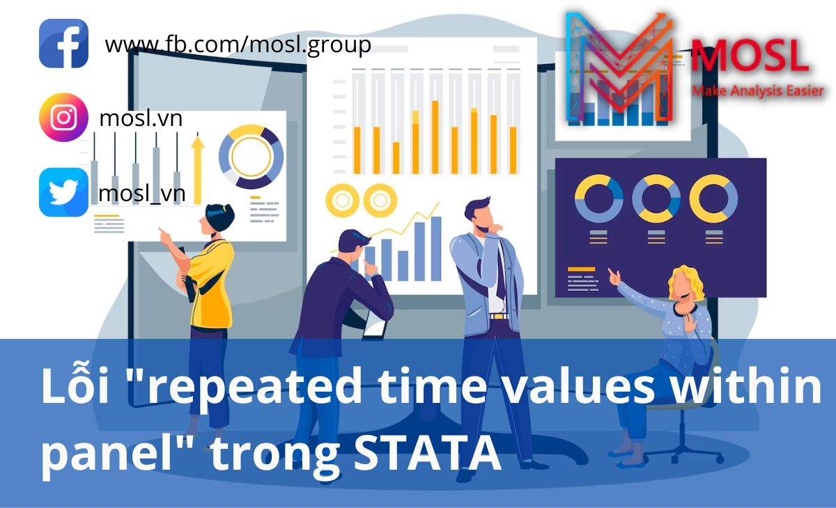 Lỗi “repeated time values within panel” trong STATA