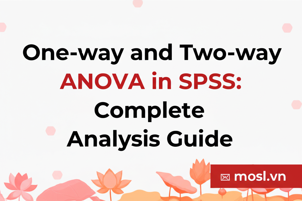 Khám Phá ANOVA Một Chiều và Hai Chiều trong SPSS: Hướng Dẫn Toàn Diện 2025